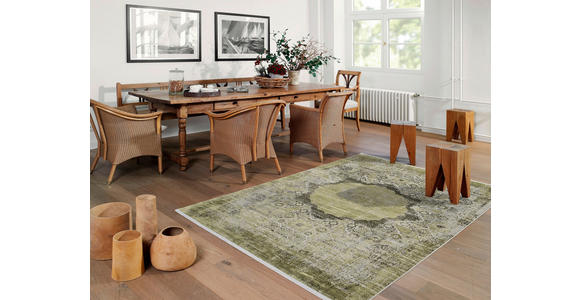 VINTAGE-TEPPICH 160/230 cm Tesoro Grün - Grün, Design, Textil (160/230cm) - Dieter Knoll