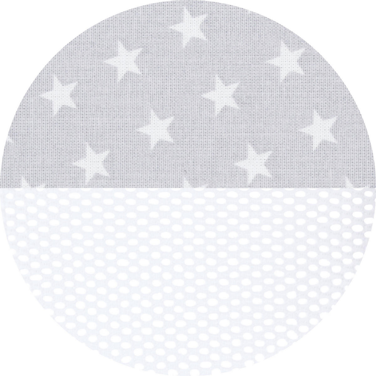 NESTCHEN babybay Nestchen 3D Mesh  - Hellgrau, Basics, Naturmaterialien (168/24/2cm) - Tobi