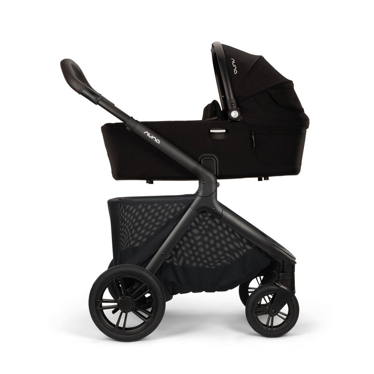 KINDERWAGEN DEMI icon  - Schwarz, Basics, Textil/Metall (63/120/81cm) - Nuna