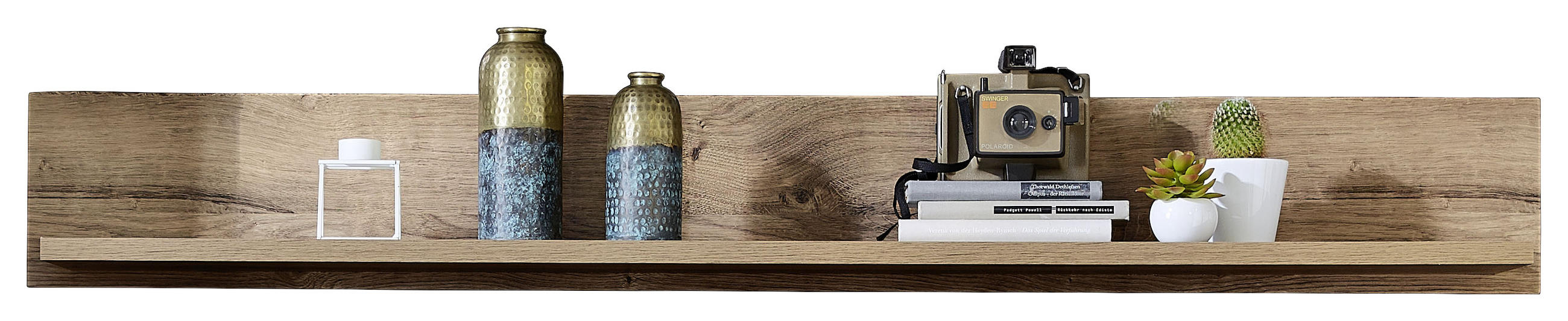 Wandboard in 155/20/25 cm Eichefarben