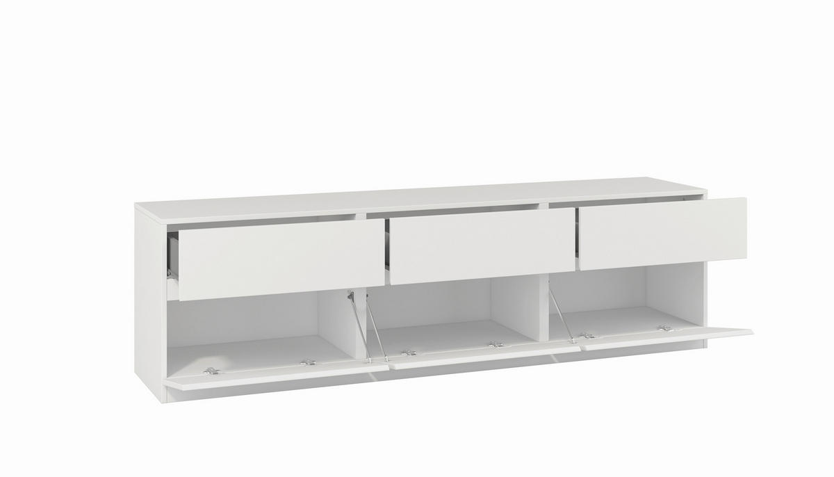 LOWBOARD  in 179,9/52,3/40 cm  - Weiß, Design, Holzwerkstoff (179,9/52,3/40cm) - MID.YOU
