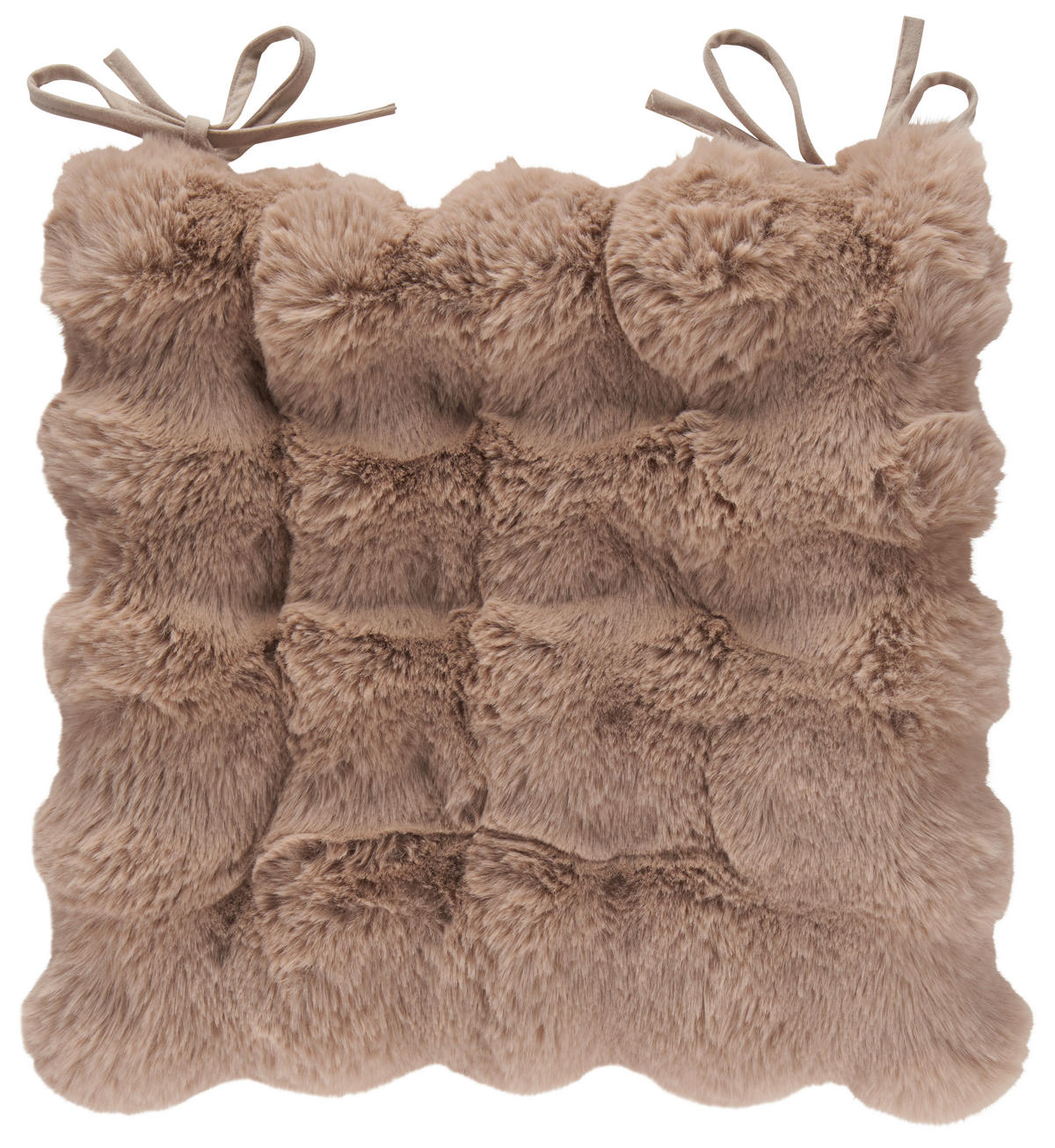 JASTUK ZA SEDENJE 40/40 cm    FURRY  - sivobraon, Osnovno, tekstil (40/40cm) - Esposa