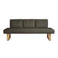 SITZBANK 209/92/78 cm  in Braun  - Eichefarben/Braun, Design, Holz/Textil (209/92/78cm) - Dieter Knoll