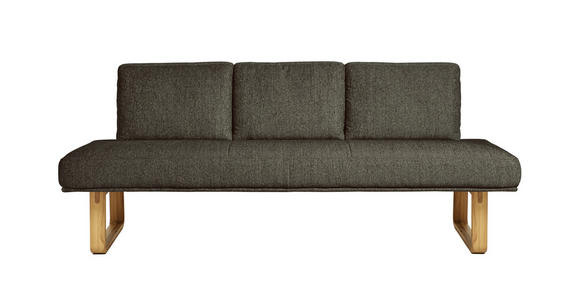 SITZBANK 209/92/78 cm  in Braun  - Eichefarben/Braun, Design, Holz/Textil (209/92/78cm) - Dieter Knoll