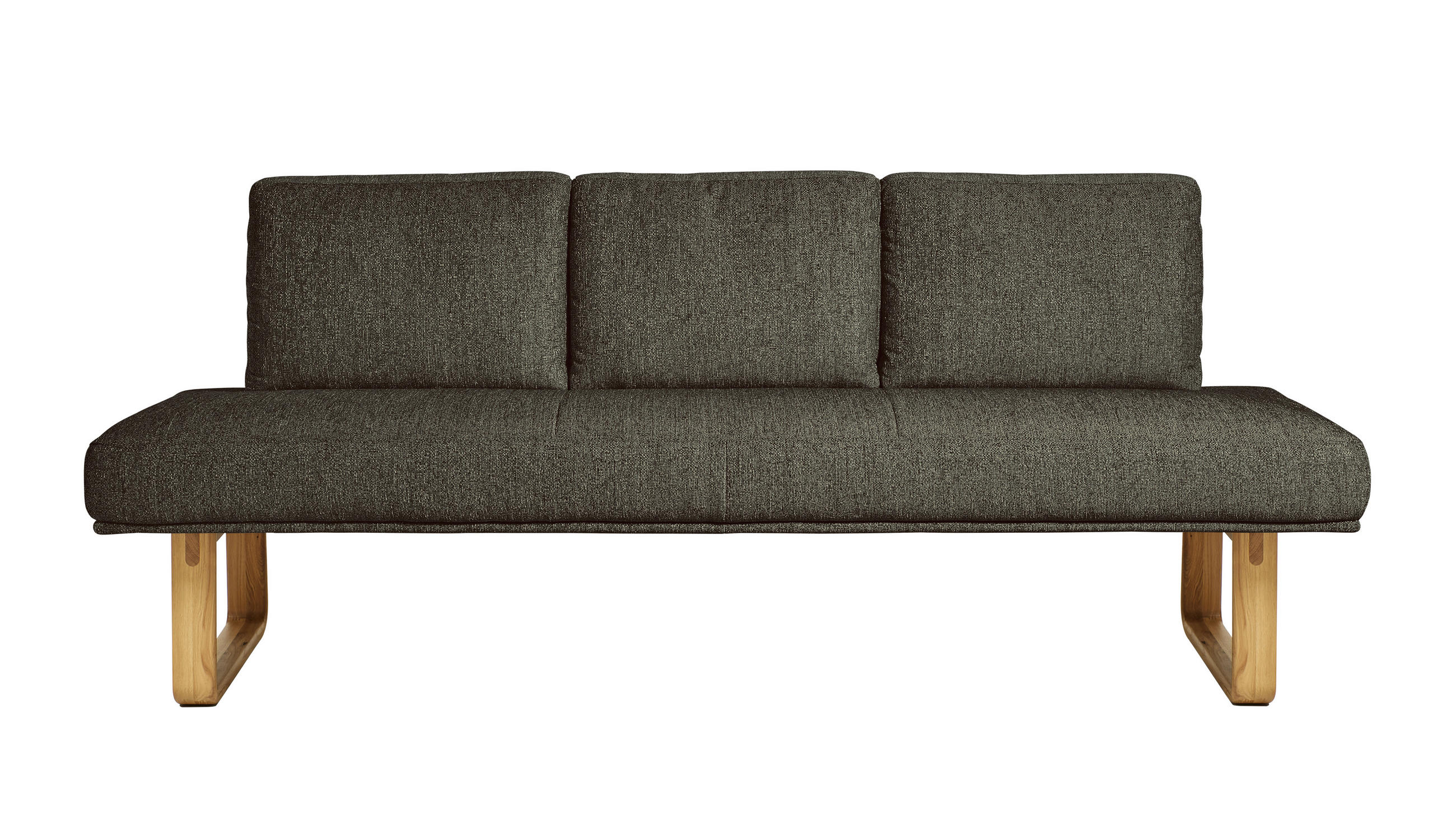 SITZBANK 209/92/78 cm  in Braun  - Eichefarben/Braun, Design, Holz/Textil (209/92/78cm) - Dieter Knoll