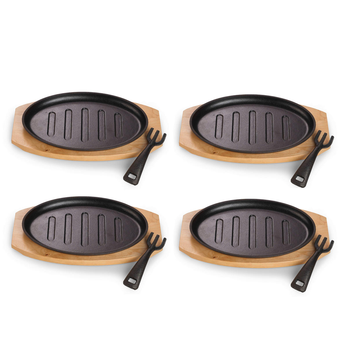 PANNSET 4 delar  - svart, Basics, metall (28/18/2cm) - Echtwerk