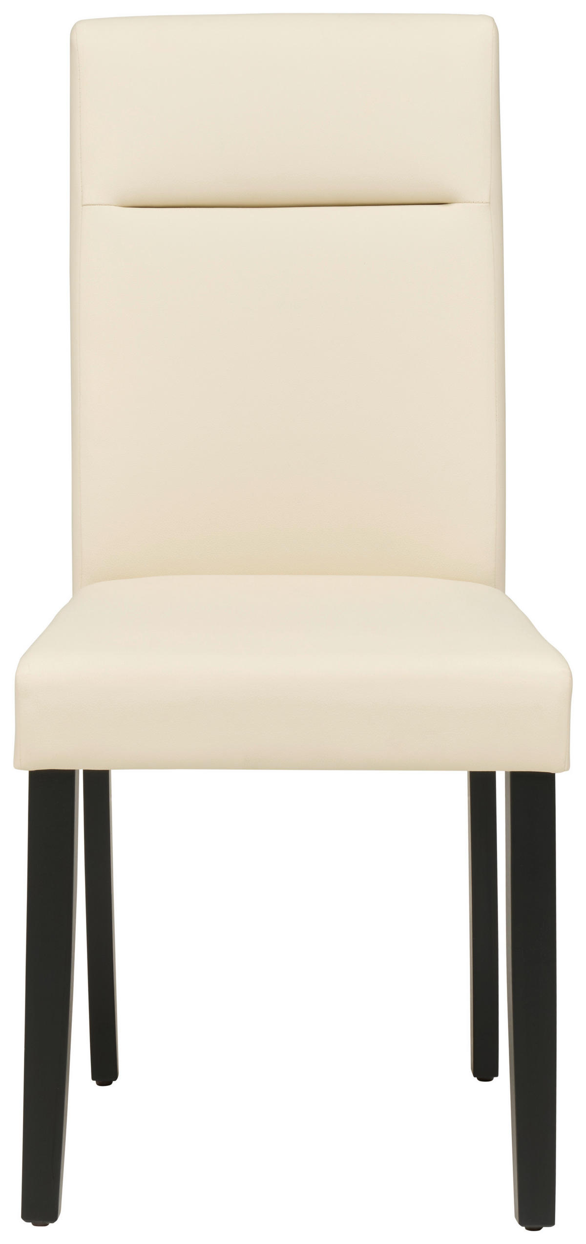 STUHL in Holz Schwarz, Beige  - Beige/Schwarz, Basics, Holz (57/96/44cm) - Livetastic