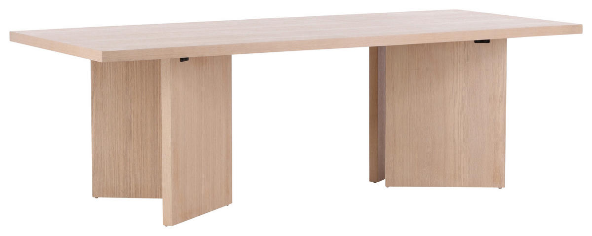 MATBORD i trä, trämaterial 240/100/74 cm   - beige, Design, trämaterial/trä (240/100/74cm) - Livetastic
