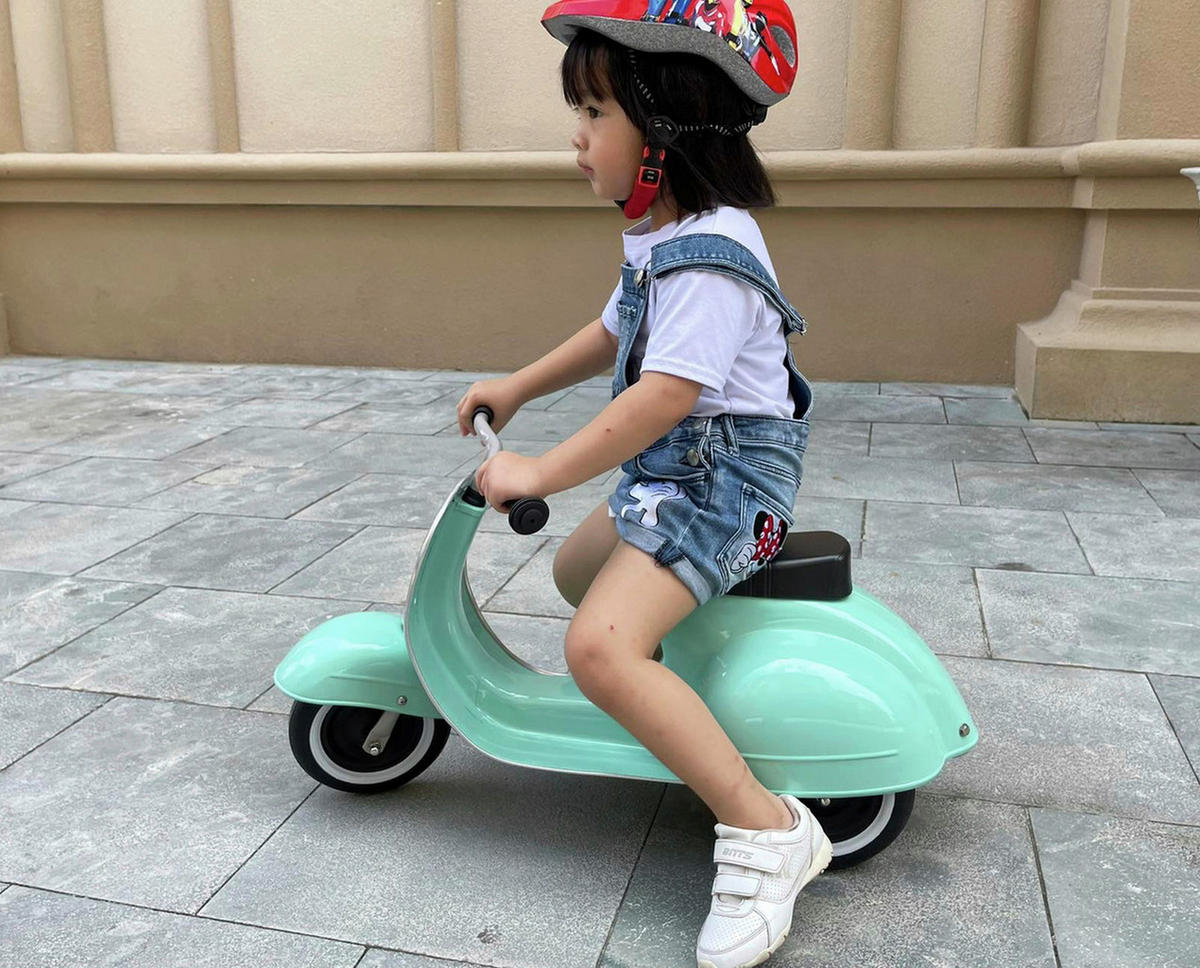 LAUFRAD PRIMO  - Schwarz/Mintgrün, Basics, Kunststoff/Metall (79/45/35cm) - Hape