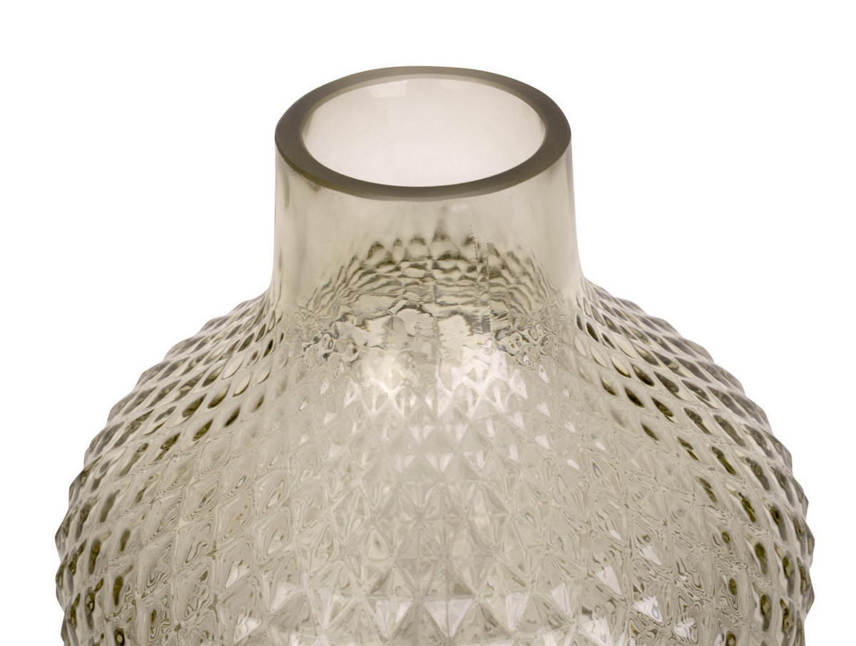 VASE 25 cm  - Grün, Trend, Glas (21/25/21cm) - Present Time