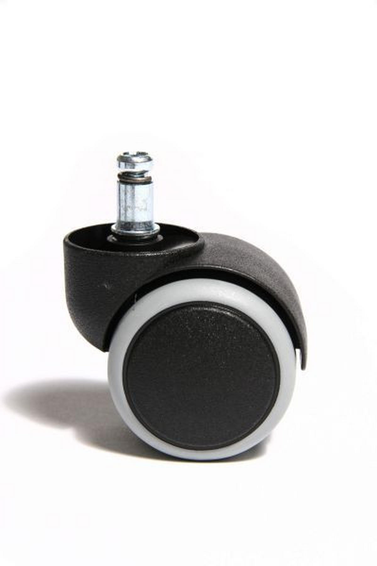 DREHSTUHLROLLE 5-teilig  - Schwarz/Grau, Basics, Kunststoff (4,5/8/5cm) - Topstar