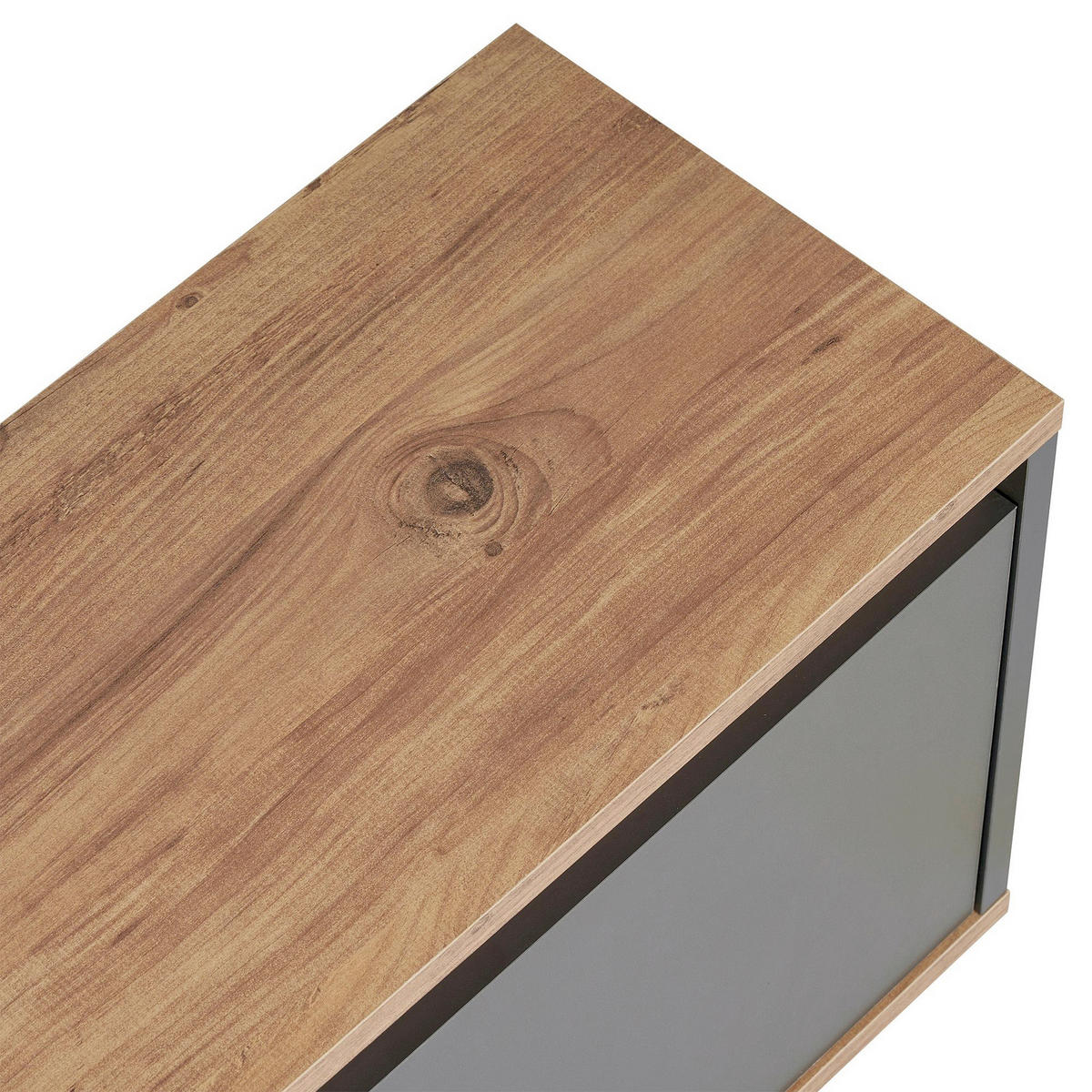 TV-ELEMENT - Anthrazit/Pinienfarben, Modern, Holzwerkstoff (160/42/30cm) - MID.YOU