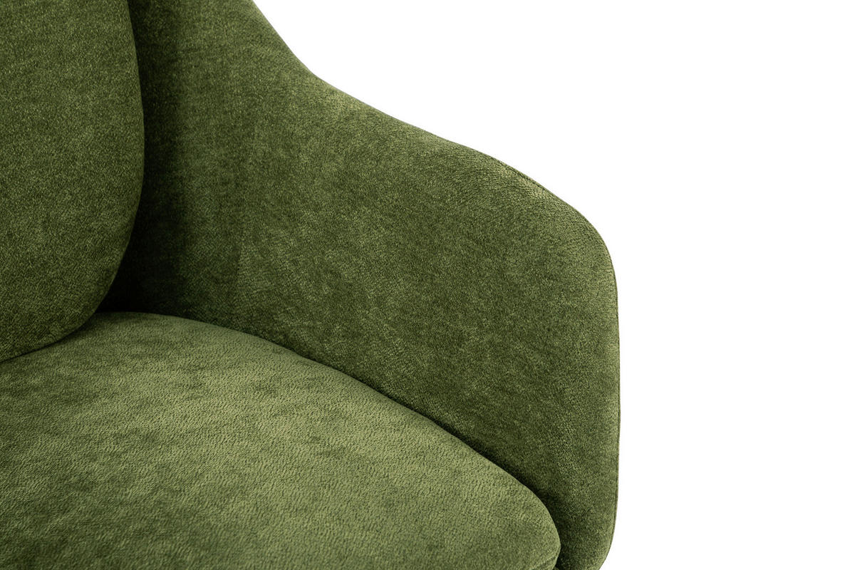 DREHSTUHL Webstoff Grün, Schwarz  - Schwarz/Grün, Modern, Kunststoff/Textil (58/91-99/71cm) - MID.YOU