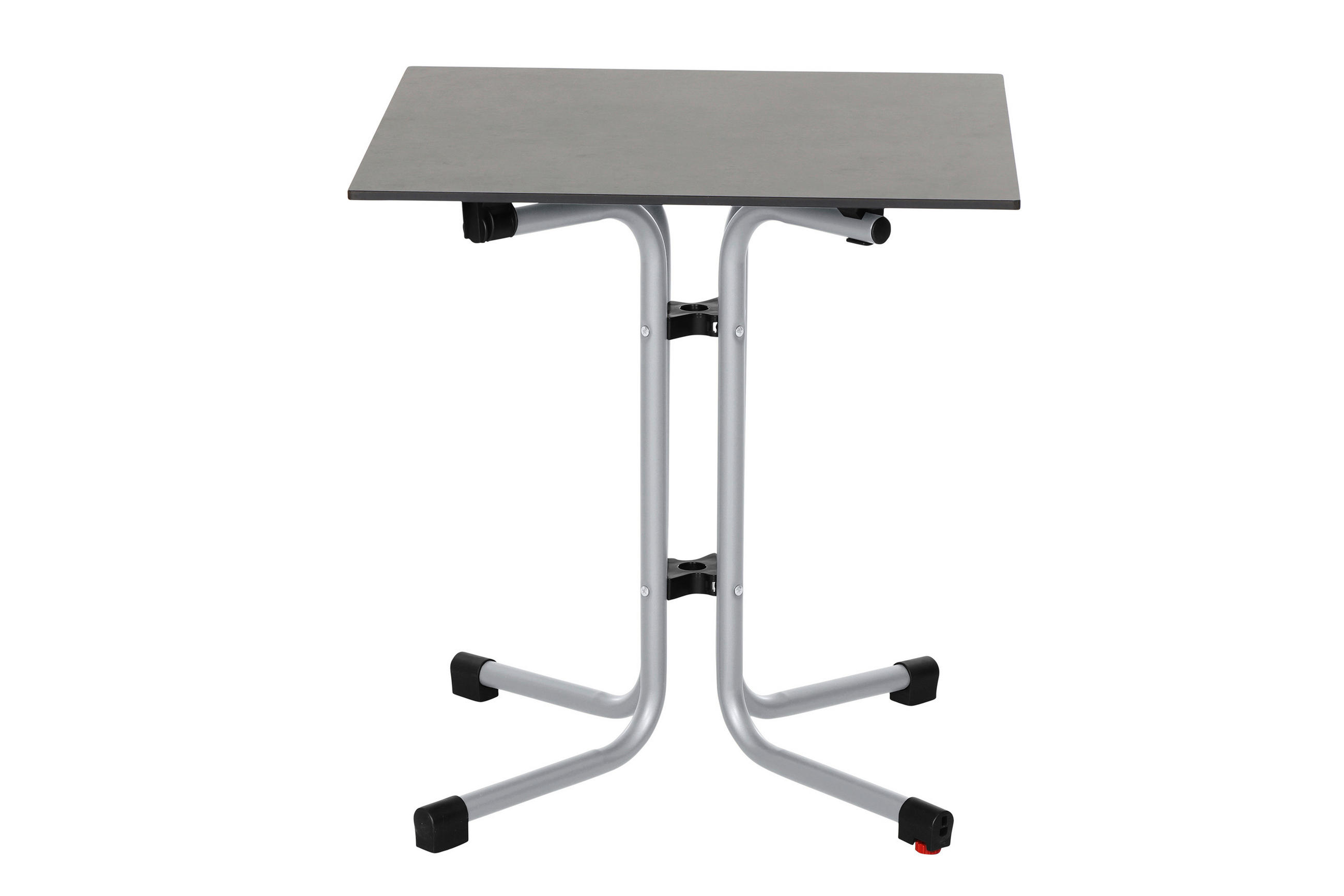 GARTENKLAPPTISCH 65/65/71 cm  - Anthrazit/Silberfarben, KONVENTIONELL, Holzwerkstoff/Kunststoff (65/65/71cm) - Siena Garden