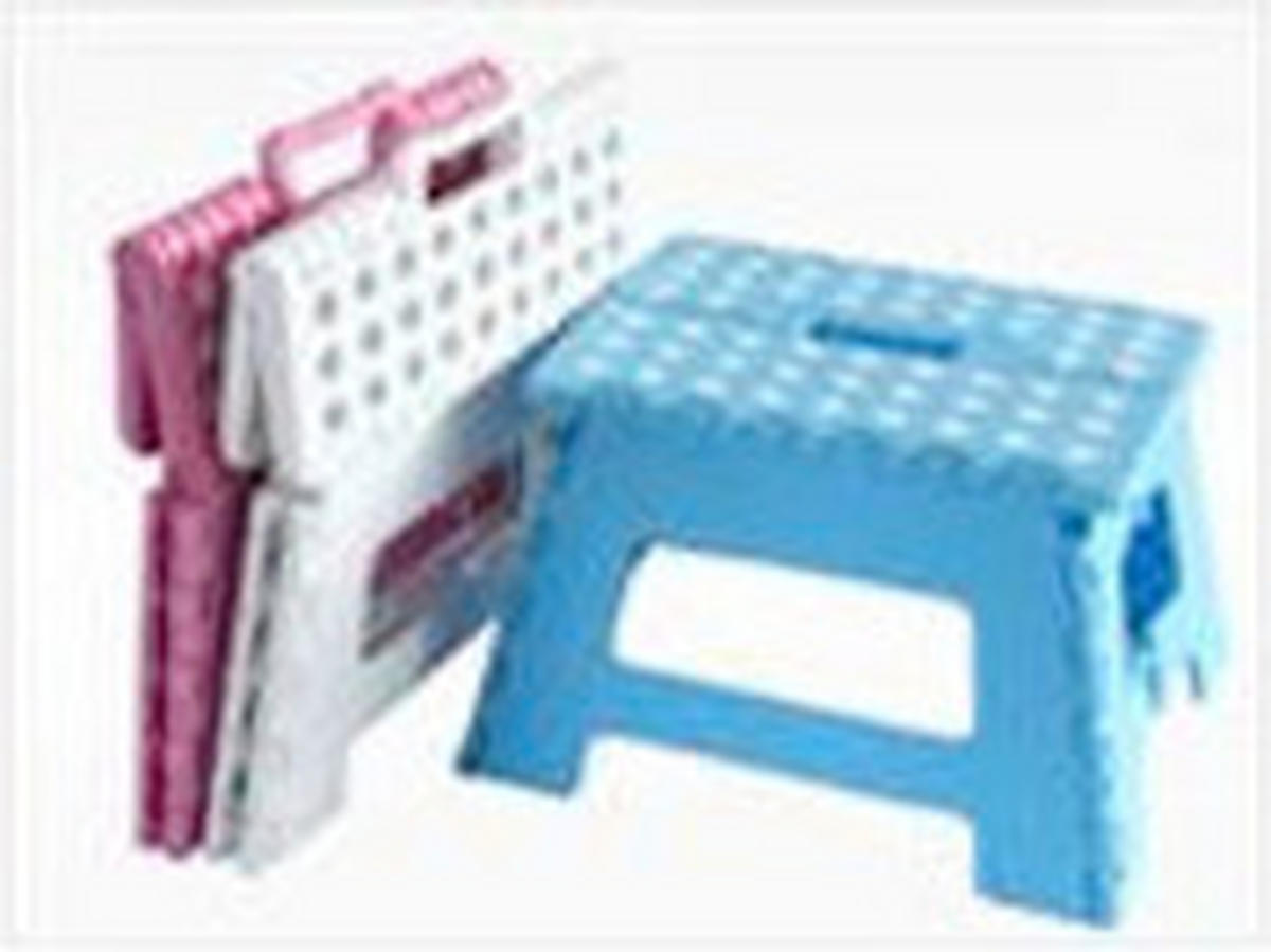 ÖSSZECSUKHATÓ ÜLŐKE műanyag kék  - kék/szürke, Basics, műanyag (31/22/22cm) - Homeware