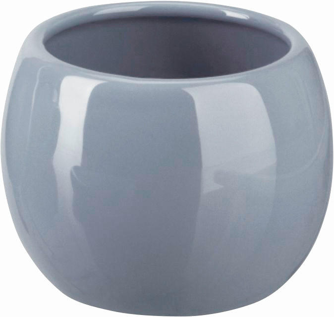 POHÁR NA ZUBNÉ KEFKY sivá - sivá, Basics, keramika (9/7.5cm) - Sadena