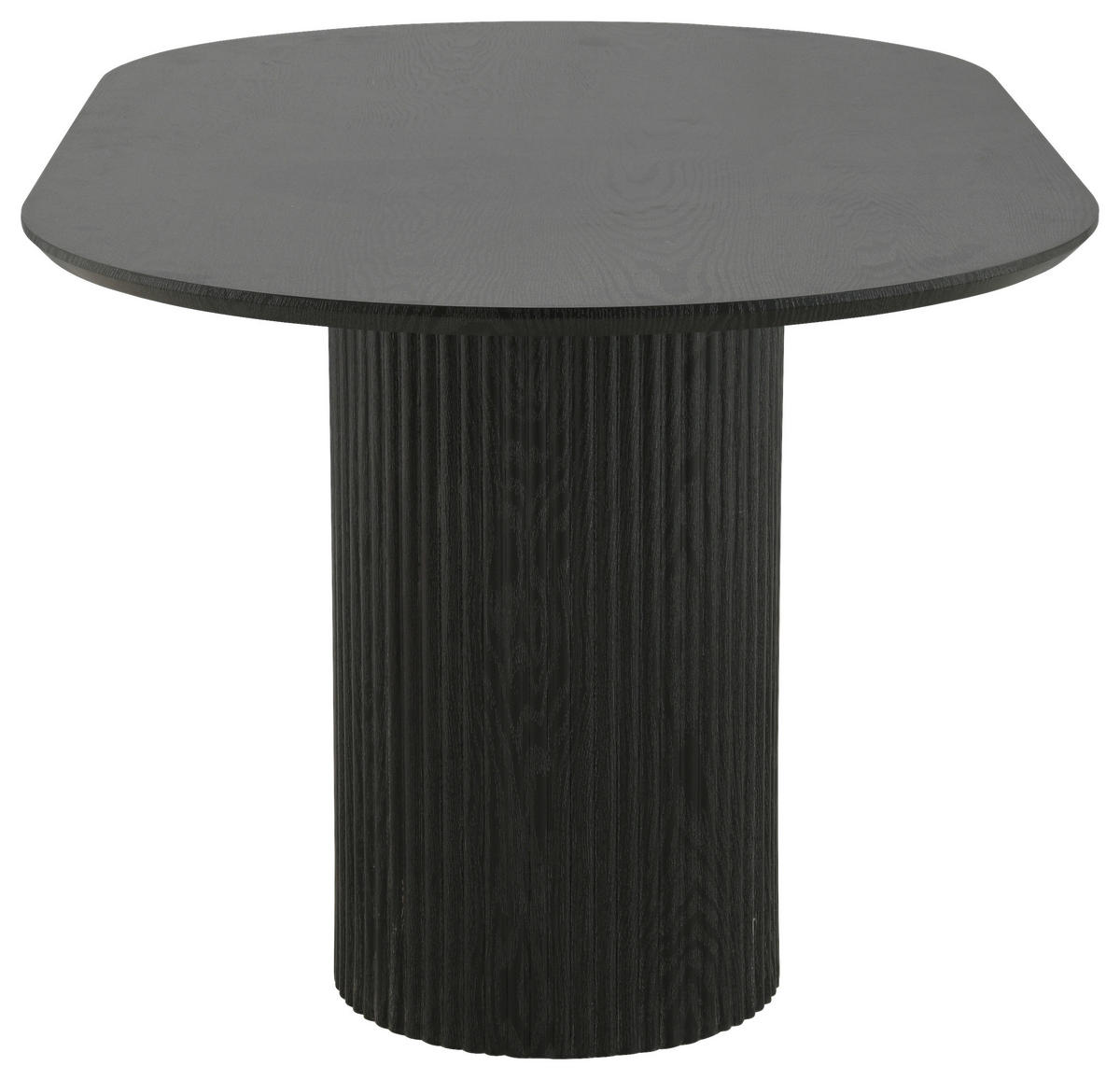 ESSTISCH Eiche furniert rechteckig Schwarz  - Schwarz, LIFESTYLE, Holz/Holzwerkstoff (160/75/90cm) - MID.YOU