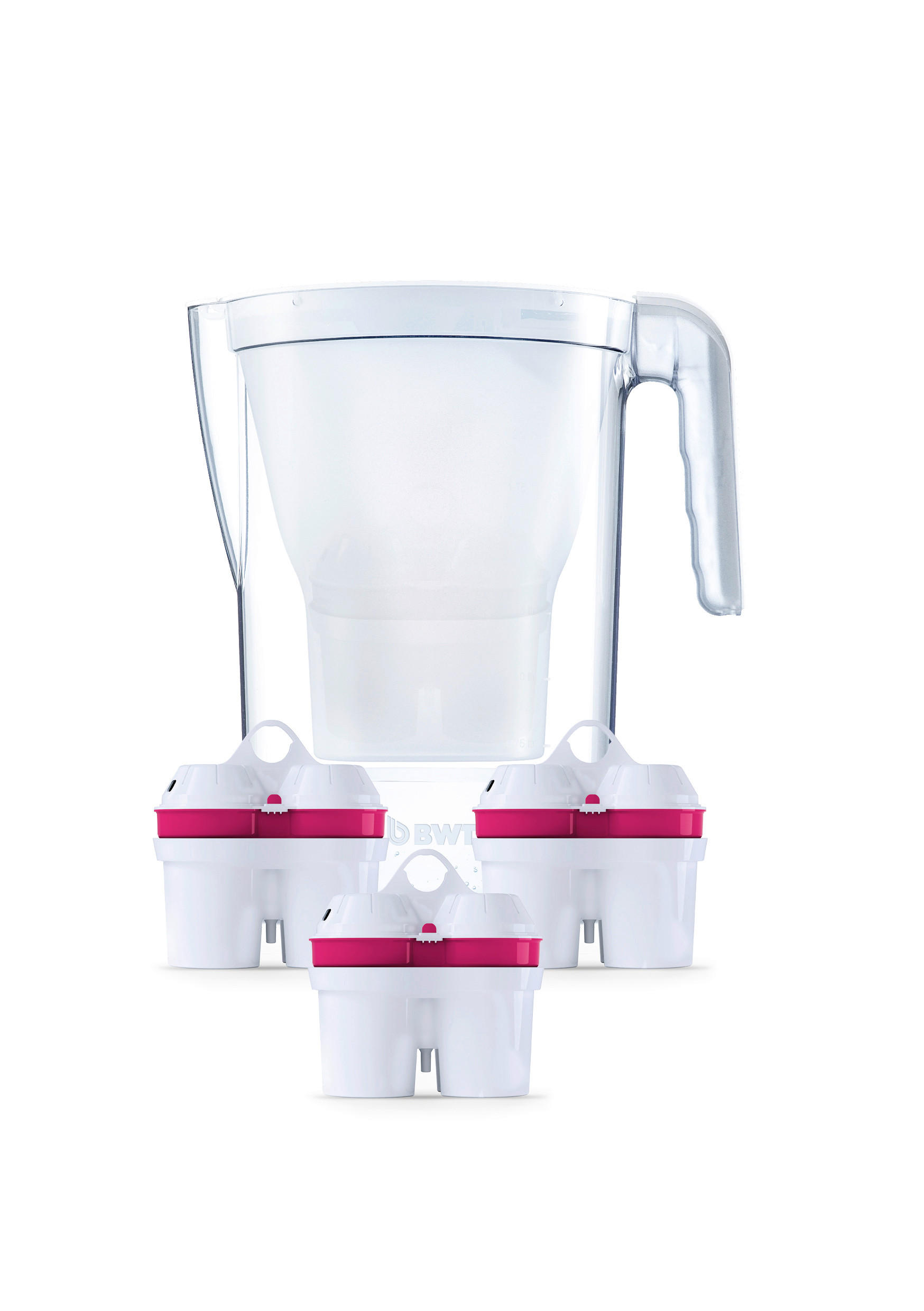 TISCHWASSERFILTER 815485 Weiß, Transparent  - Transparent/Weiß, Basics, Kunststoff (11,3/27,8/25,2cm) - BWT