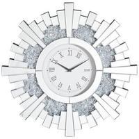 FALIÓRA 60/60/5,2 cm   - ezüst, Lifestyle, faalapú anyag/Üveg (60/60/5,2cm) - Xora