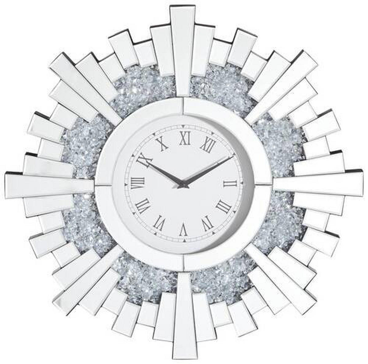 FALIÓRA 60/60/5,2 cm   - ezüst, Lifestyle, faalapú anyag/Üveg (60/60/5,2cm) - Xora