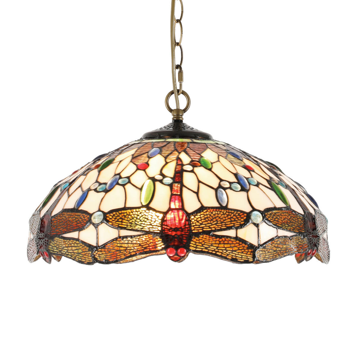 FÜGGŐLÁMPA  - többszínű, Basics, Üveg (40/20/40cm)