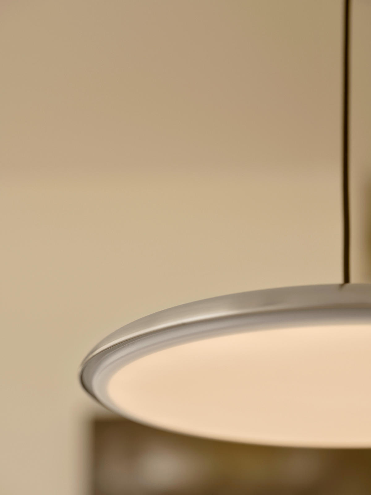 LED-HÄNGELEUCHTE 40/6 cm   - Edelstahlfarben, Design, Metall (40/6cm) - Nordlux