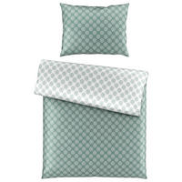 WENDEBETTWÄSCHE Wycom Satin 140/200 cm  - Grün, KONVENTIONELL, Textil (140/200cm) - Esposa