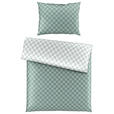 WENDEBETTWÄSCHE Wycom Satin 140/200 cm  - Grün, KONVENTIONELL, Textil (140/200cm) - Esposa