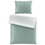 WENDEBETTWÄSCHE Wycom Satin 140/200 cm  - Grün, KONVENTIONELL, Textil (140/200cm) - Esposa