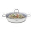 SERVIERPFANNE 28 cm Keramikbeschichtung - Edelstahlfarben/Grau, Basics, Glas/Metall (28cm) - Homeware