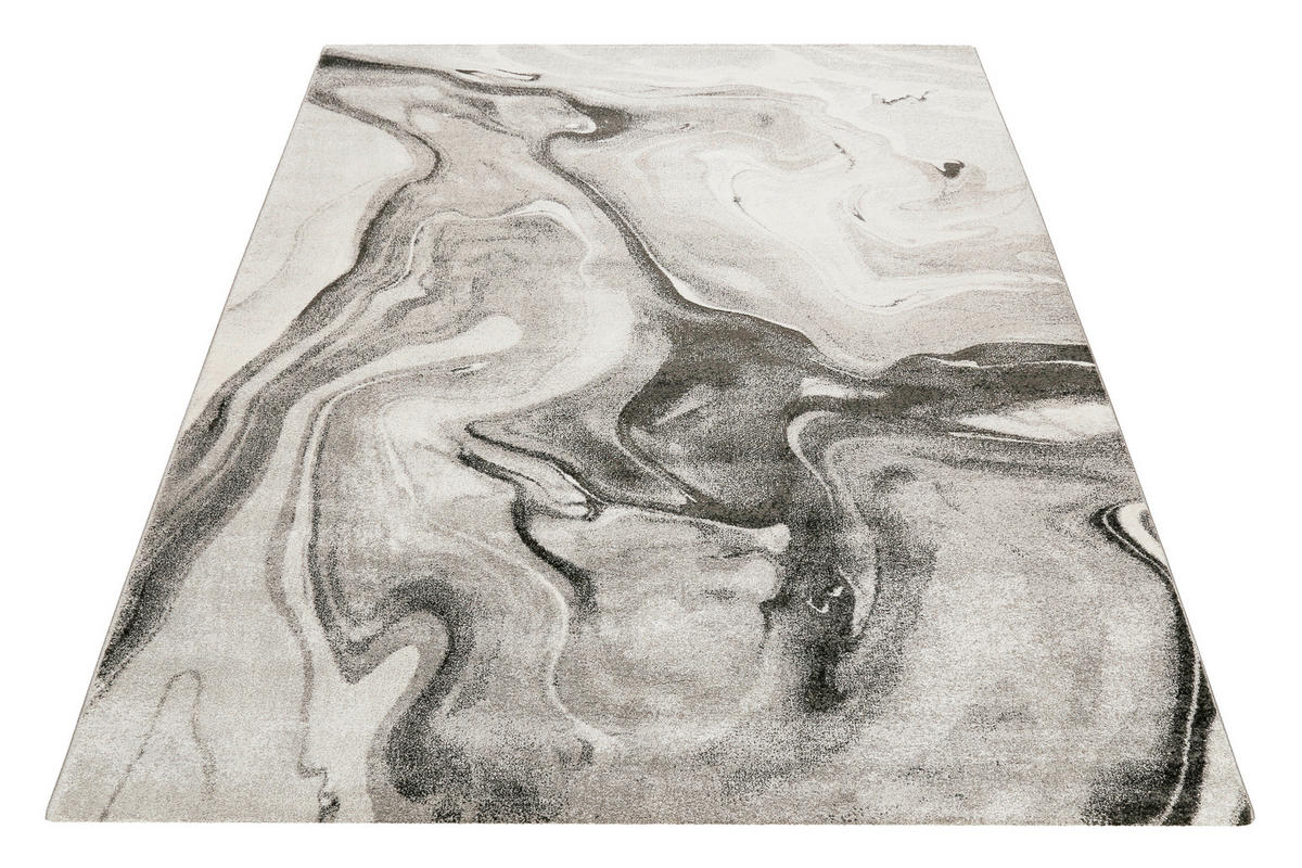 WEBTEPPICH 120/170 cm Voyage Grau, Hellgrau, Dunkelgrau  - Dunkelgrau/Hellgrau, KONVENTIONELL, Textil (120/170cm) - WECON HOME