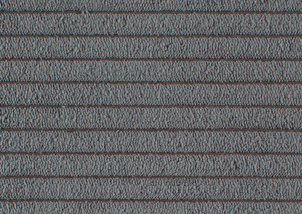 ECKSOFA in Cord Dunkelgrau  - Dunkelgrau/Schwarz, Design, Textil/Metall (321/216cm) - Hom`in