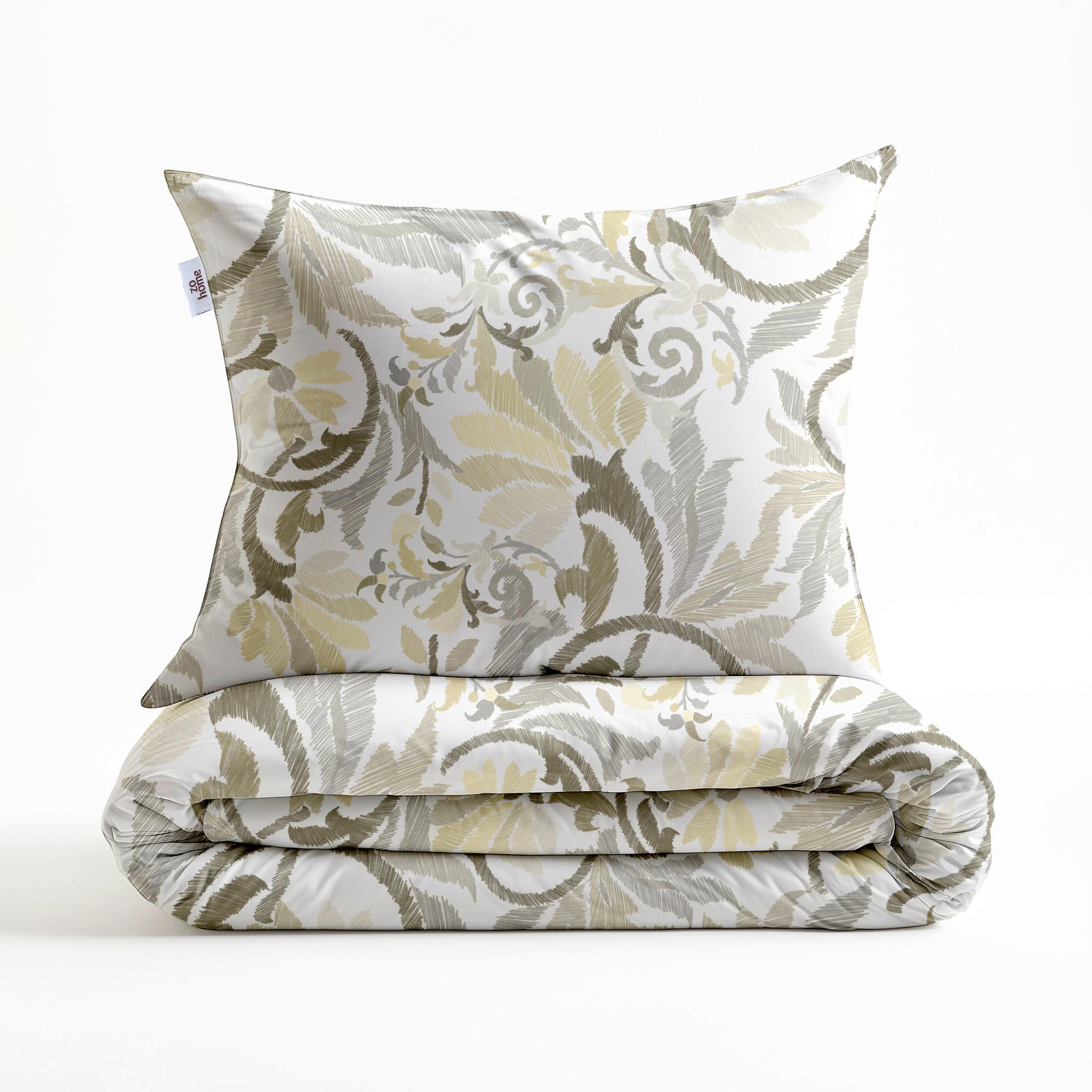 BETTWÄSCHE 2-teilig Amaury Flanell 135/200 cm  - Naturfarben, Basics, Textil (135/200cm)