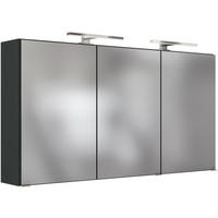 SPIEGELSCHRANK 120/66/20 cm  - Chromfarben/Grau, Design, Glas/Holzwerkstoff (120/66/20cm) - Held