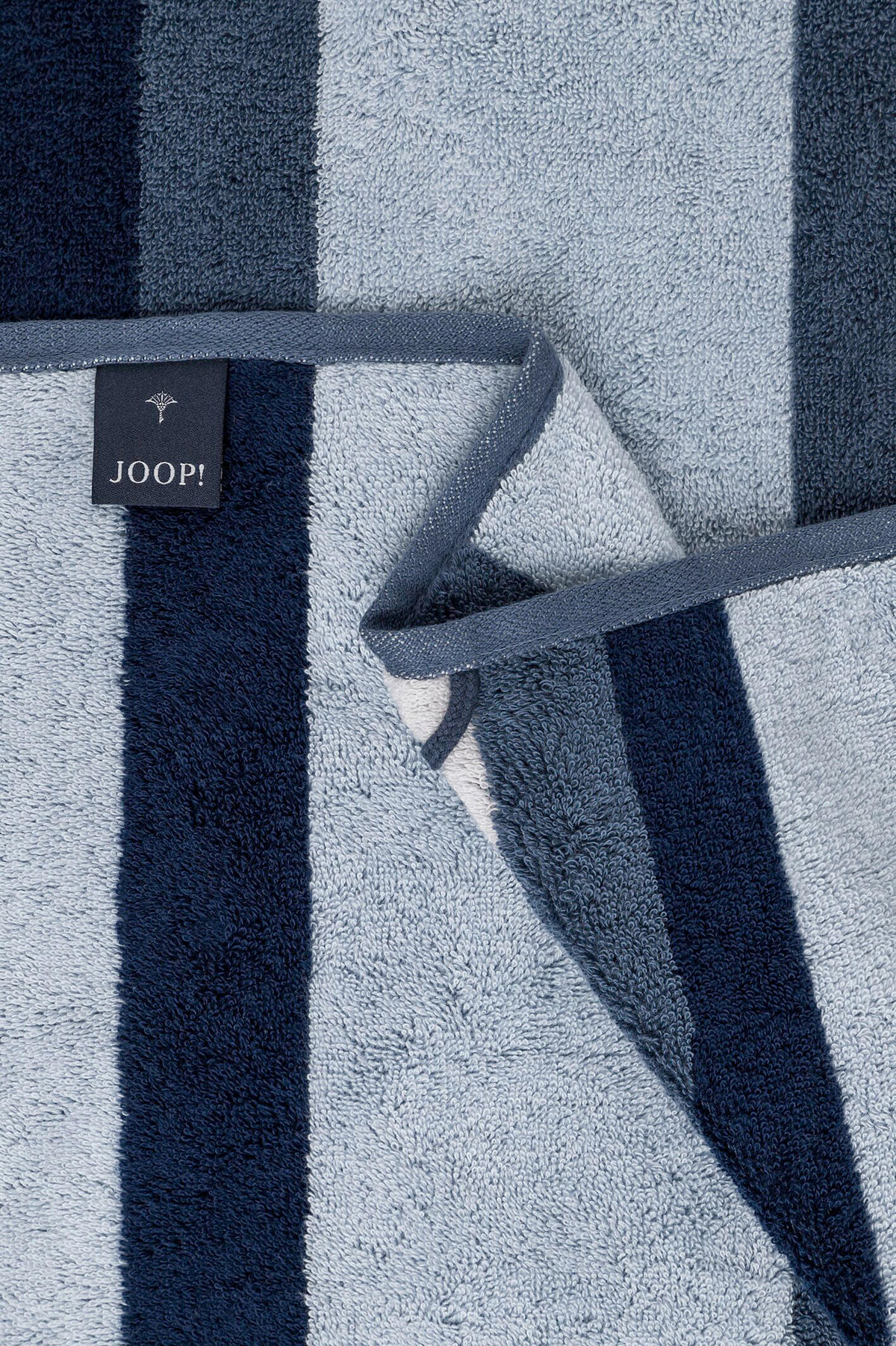 HANDTUCH 50/100 cm VIBE STREIFEN Blau  - Blau, Basics, Textil (50/100cm) - Joop!