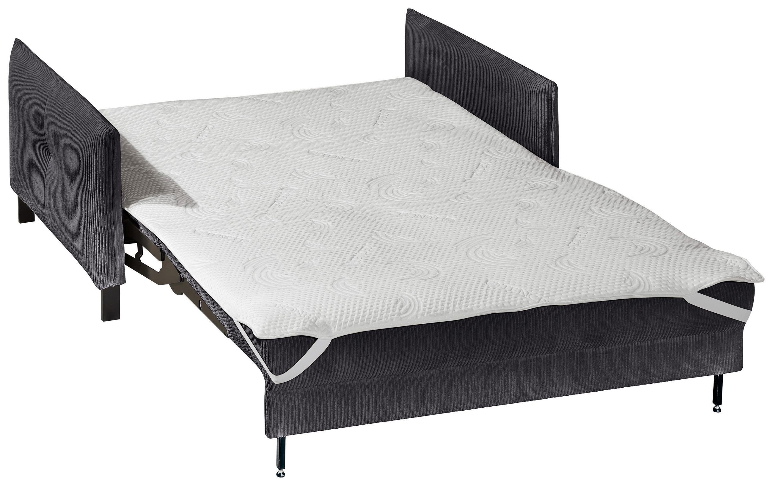 Thumbnail - Novel Schlafsofa, Schwarz, Textil, 2-Sitzer, Füllung: Schaumstoffflocken, 170x88x110 cm, Fußauswahl, Stoffauswahl, Armte...