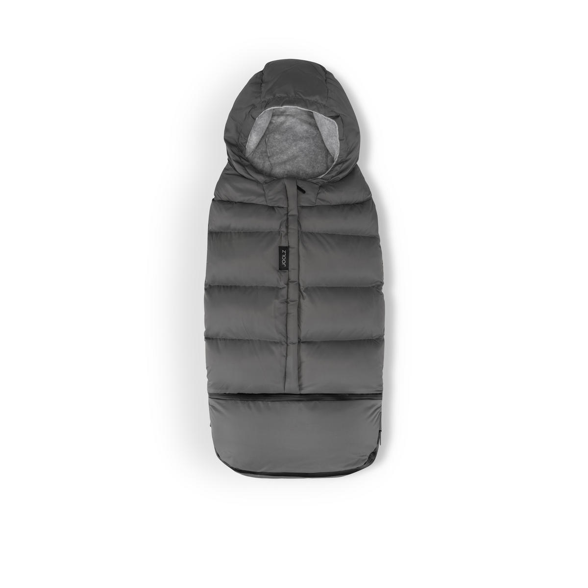 FUßSACK Thermo  - Dunkelgrau, Basics, Textil (43/100/10cm) - Joolz