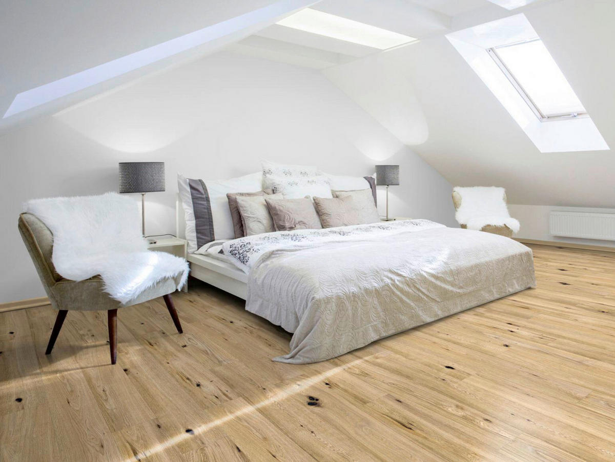 KORKBODEN KORK ECOPRINT EICHE ANTIQUE 1164X194X8,5mm  per  m² - Cognac, Basics, Naturmaterialien/Holz (116,4/19,4/0,85cm)