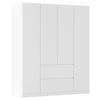 DREHTÜRENSCHRANK 181/210/54 cm 4-türig Weiß  - Weiß, Basics, Holzwerkstoff (181/210/54cm) - Rauch Möbel
