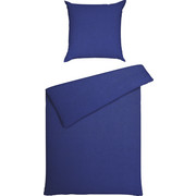 BETTWÄSCHE Seersucker Blau 135/200 cm - Blau, Basics, Textil (135/200cm) - Janine