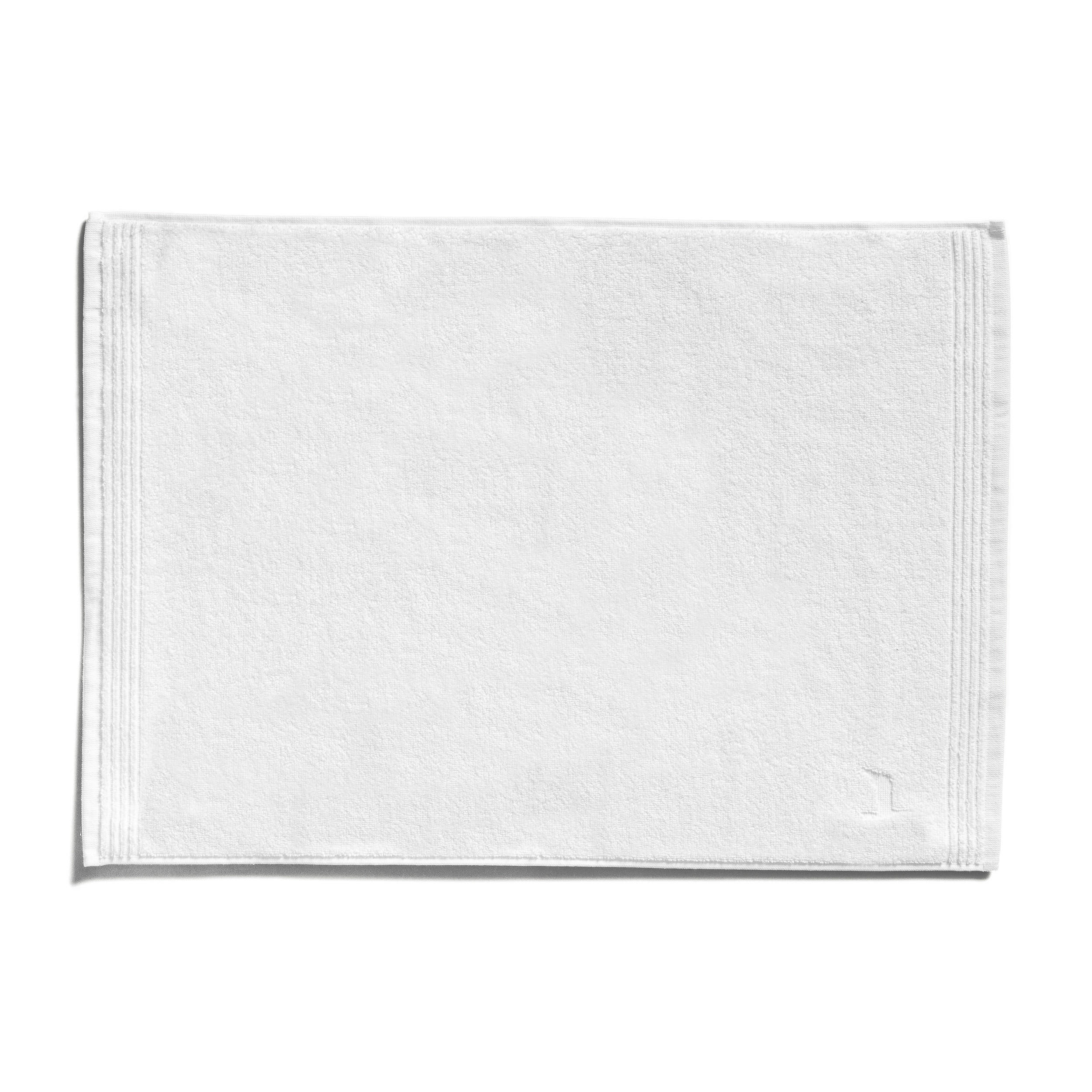 BADEMATTE Weiß 50/70 cm  - Weiß, Basics, Textil (50/70cm) - Moeve