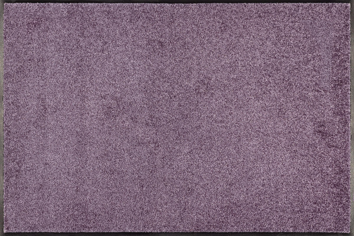 FUßMATTE 60/90 cm  - Lila, Basics, Kunststoff/Textil (60/90cm) - wash+dry