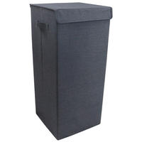 WÄSCHEKORB - Anthrazit, MODERN, Textil (30/70/30cm) - MID.YOU
