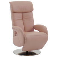 RELAXSESSEL in Leder Cappuccino  - Cappuccino, Konventionell, Leder/Metall (70/114/80cm) - Cantus