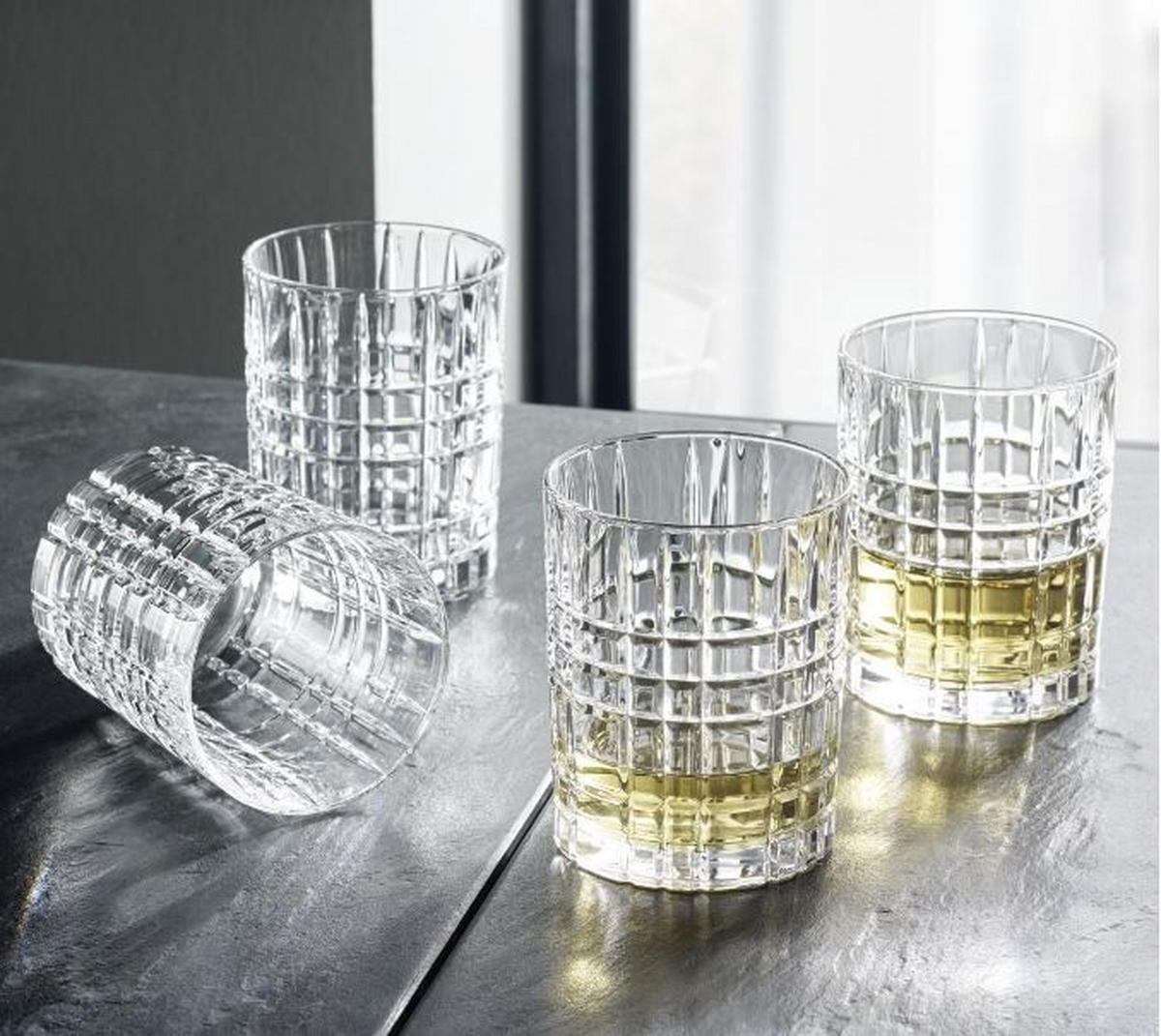 WHISKYGLAS Spiegelau 345 ml 4-teilig  - Klar, Basics, Glas (345ml) - Nachtmann