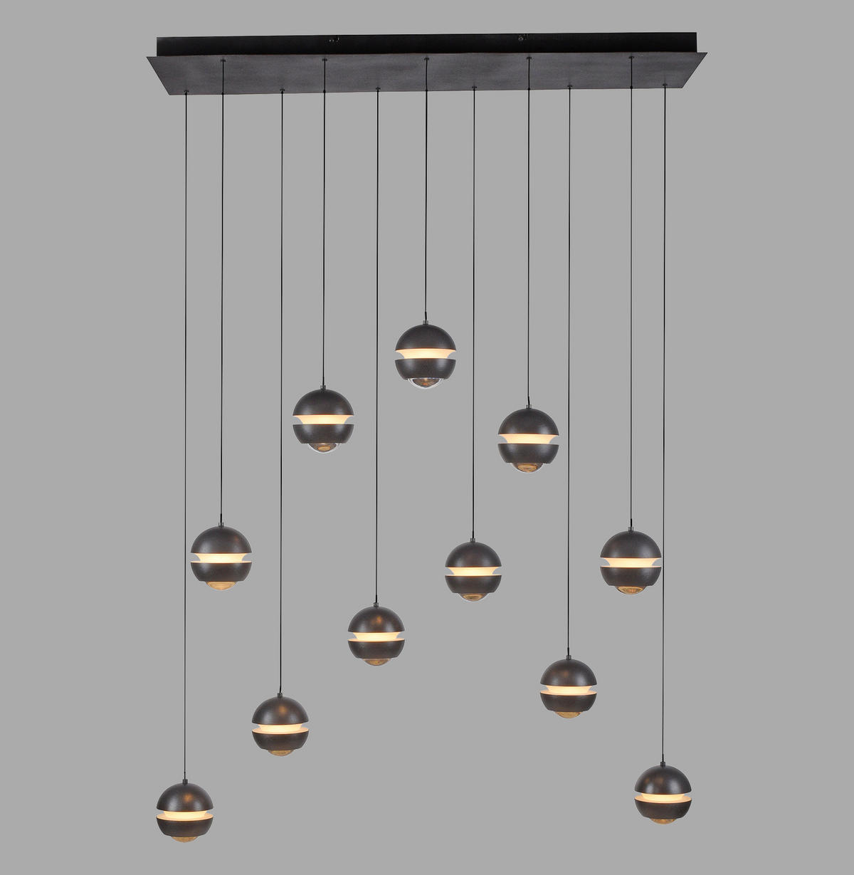 LED-PENDELLEUCHTE 114/30/220 cm  - Weiß, Design, Kunststoff/Metall (114/30/220cm) - Schöner Wohnen