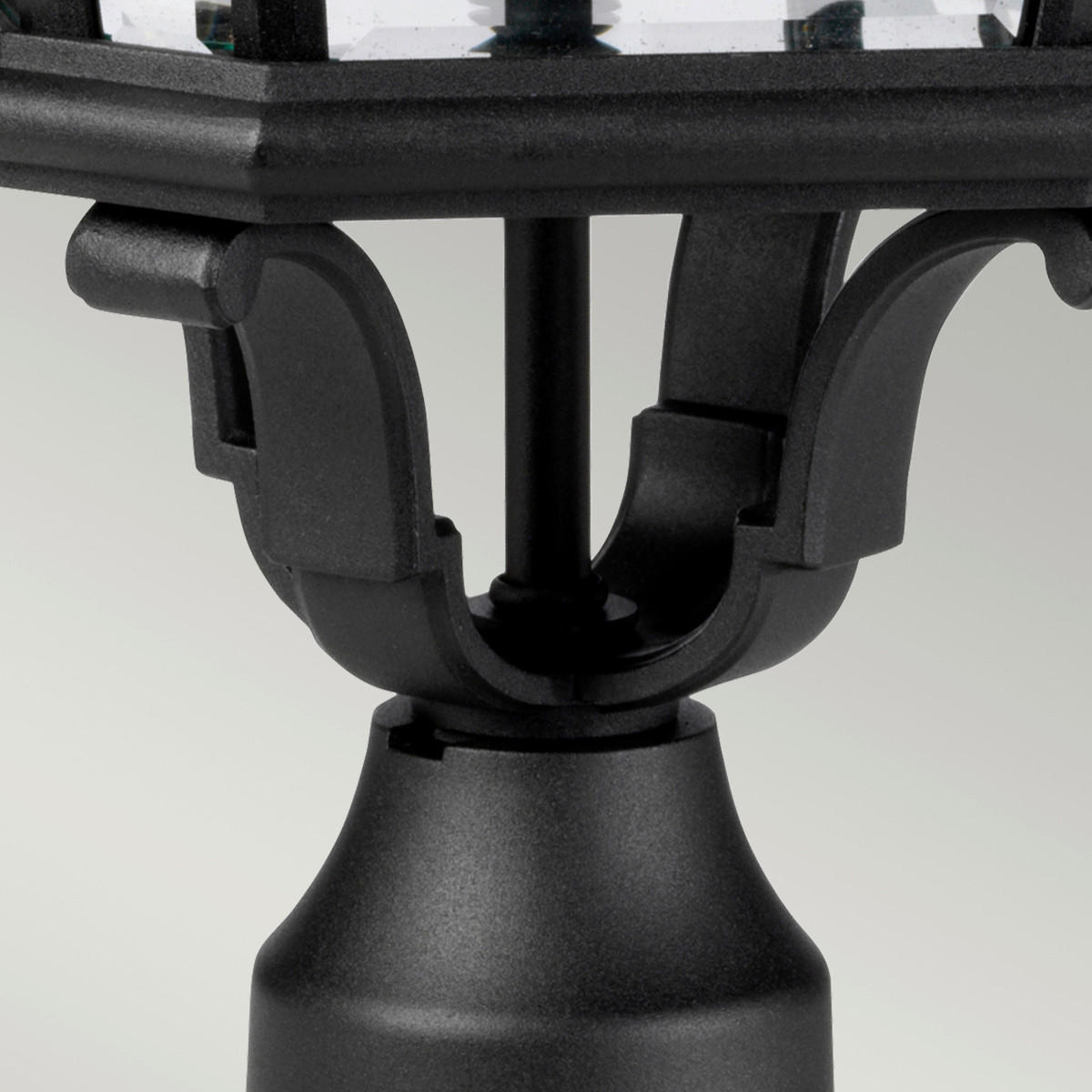 SOCKELBELYSNING - svart, Klassisk, metall/glas (30.5/78cm) - Elstead Lighting