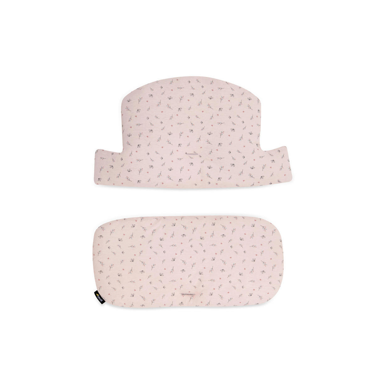 HOCHSTUHLEINLAGE HIGHCHAIRPAD SELECT  - Rosa, Basics, Textil (44/24cm) - Hauck