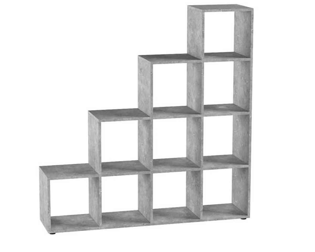 RAUMTEILER - Schwarz/Grau, KONVENTIONELL, Holzwerkstoff/Kunststoff (138,5/143,5/33cm) - MID.YOU