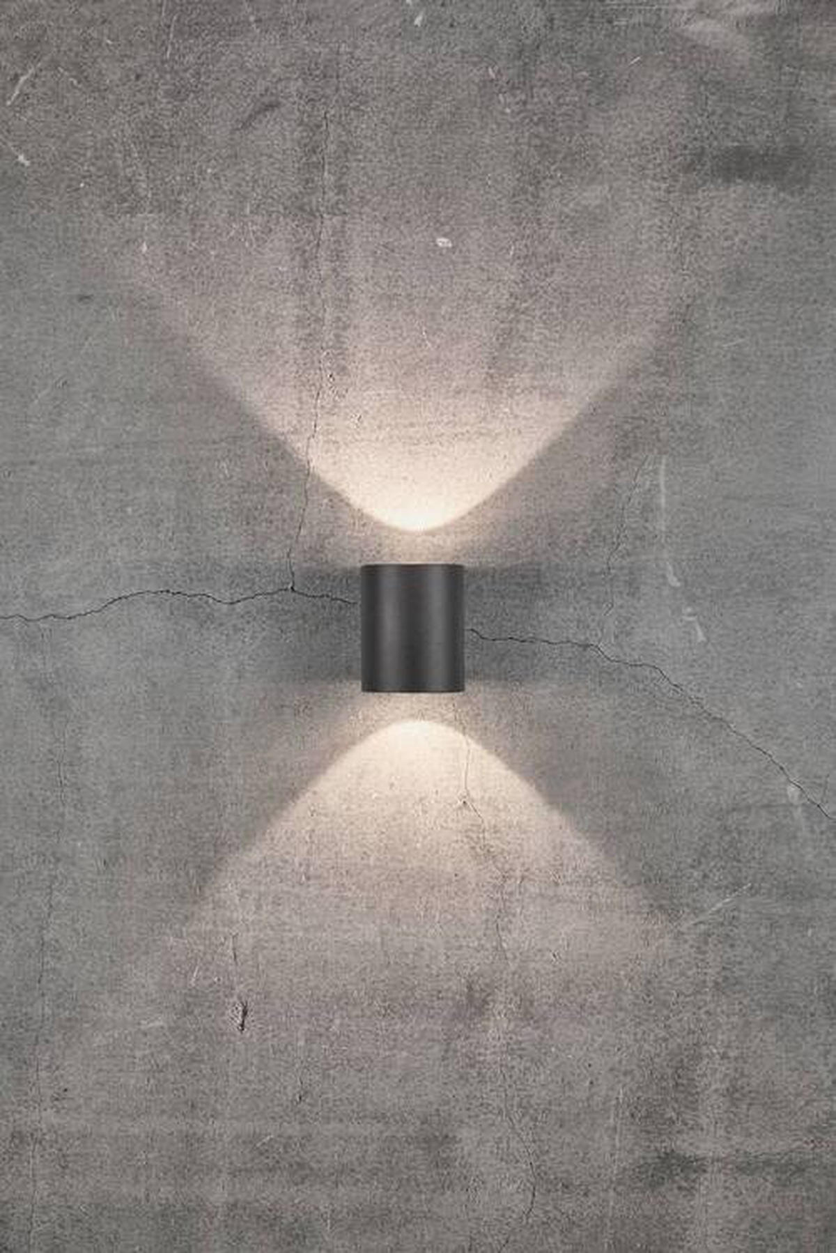 LED-AUßENLEUCHTE Canto   - Schwarz, Design, Metall (10,4/8,7/10cm) - Nordlux